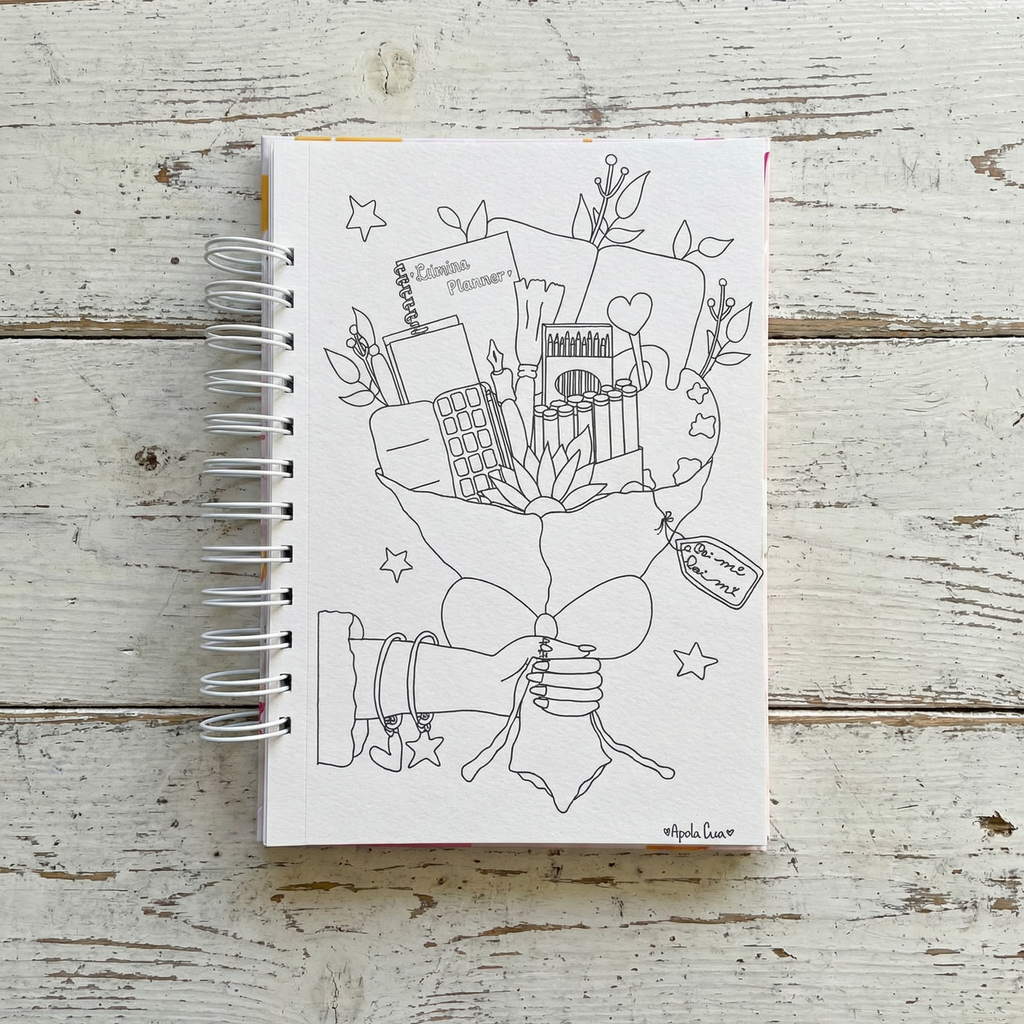 AGENDA HELLO 2026 - PLANNER CON COLORING @APOLO.CREA