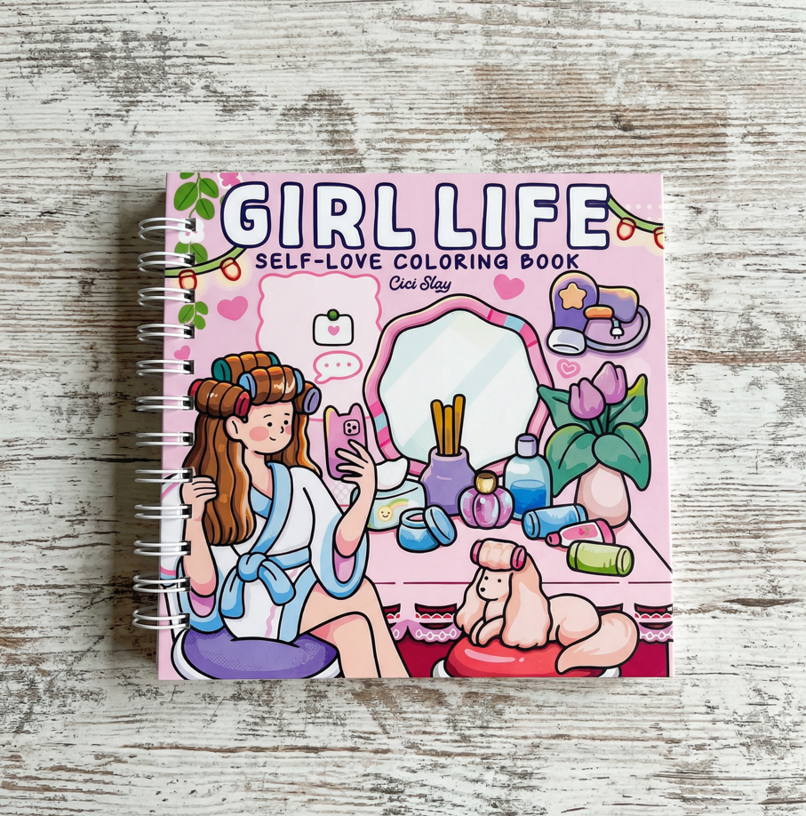 Libro de Colorear Premium GIRL LIFE
