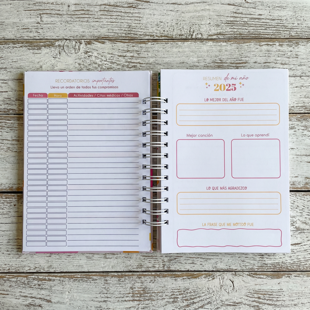 AGENDA HELLO 2026 - PLANNER CON COLORING @APOLO.CREA